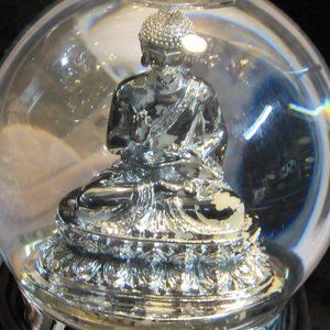 USB Light up Buddah Glitter Waterglobe